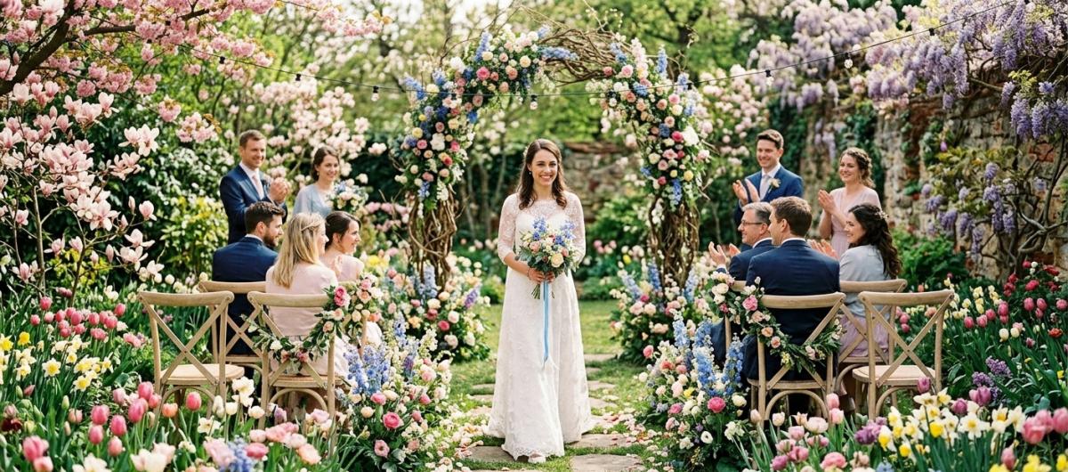 Jarní svatba v zahradě: Jak na ni?