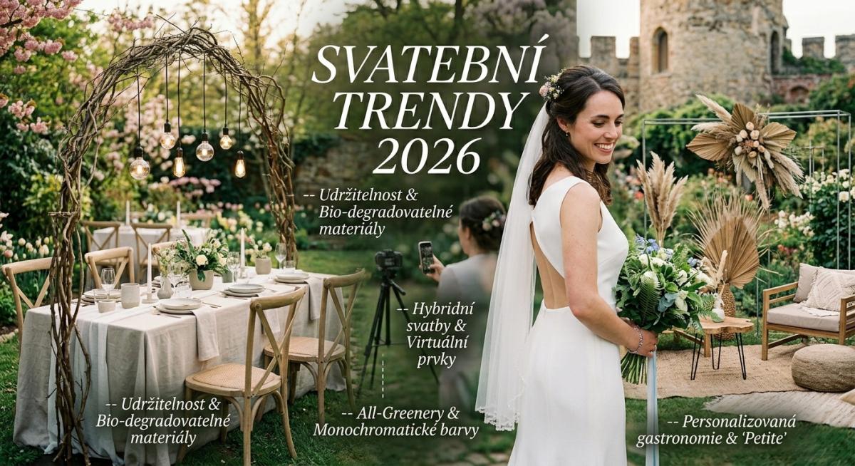 Svatební trendy 2026: Co letos frčí
